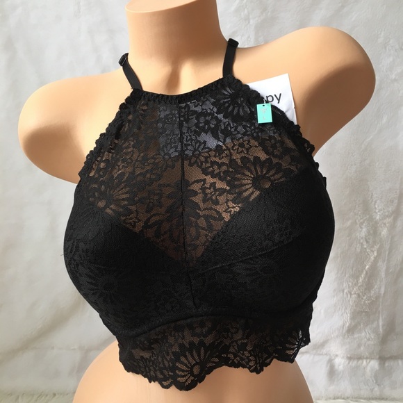 PINK Victoria's Secret Other - VS PINK LACE HALTER BRALETTE SIZE LARGE